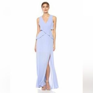 NWT! BCBG MAXAZRIA “Reesie” Crisscross Cutout Gown Dress SZ 12
